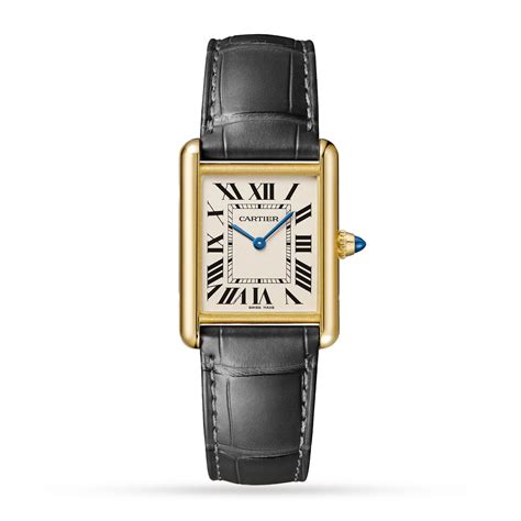 cartier tank quartz movement.